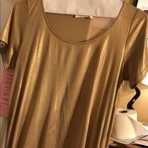 Lush Gold Dress/Shirt